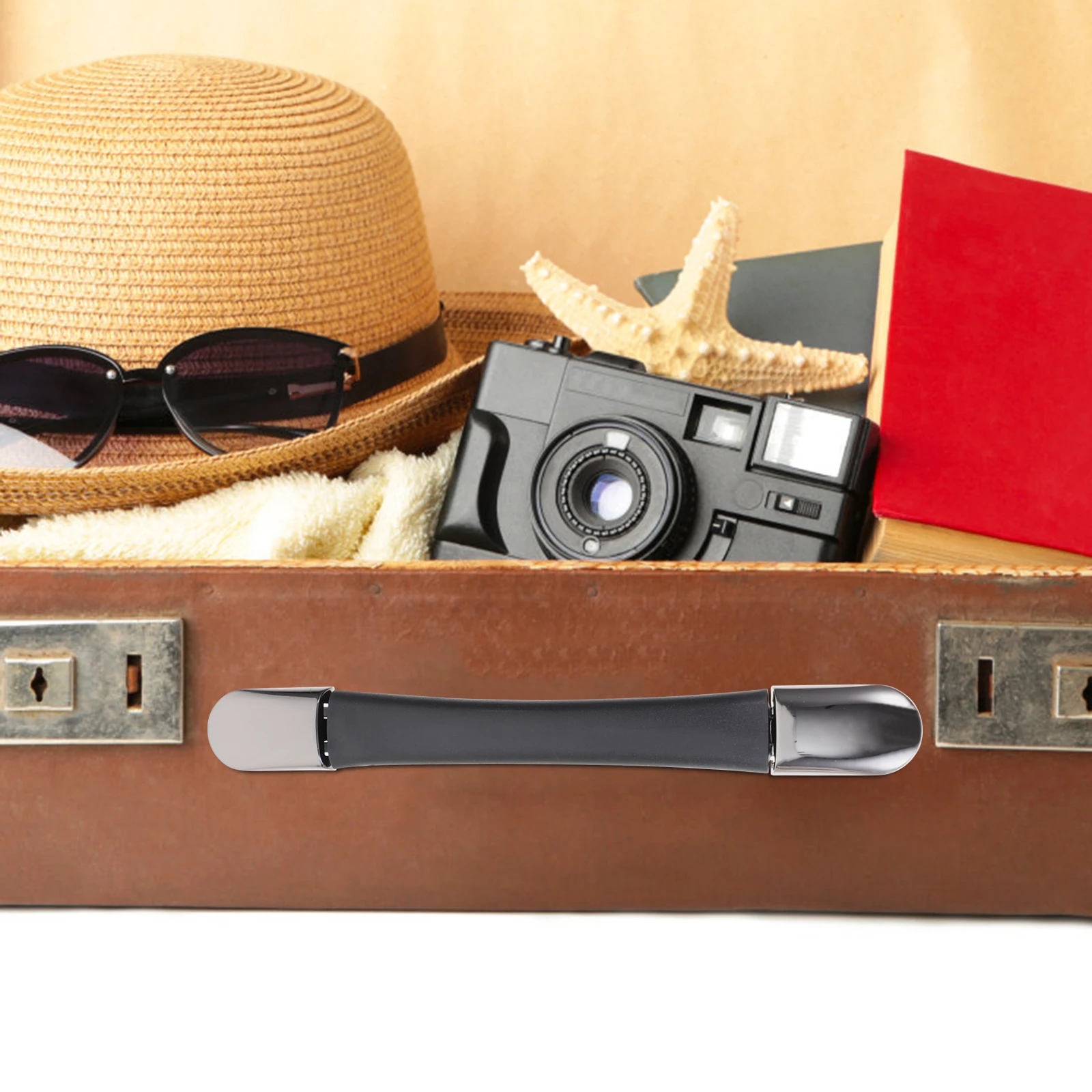 

2pcs Suitcase Replacement High Grade Plastic Durable Luggage Grip Handle Anti-Slip Ergonomic Design Easy Install Travel