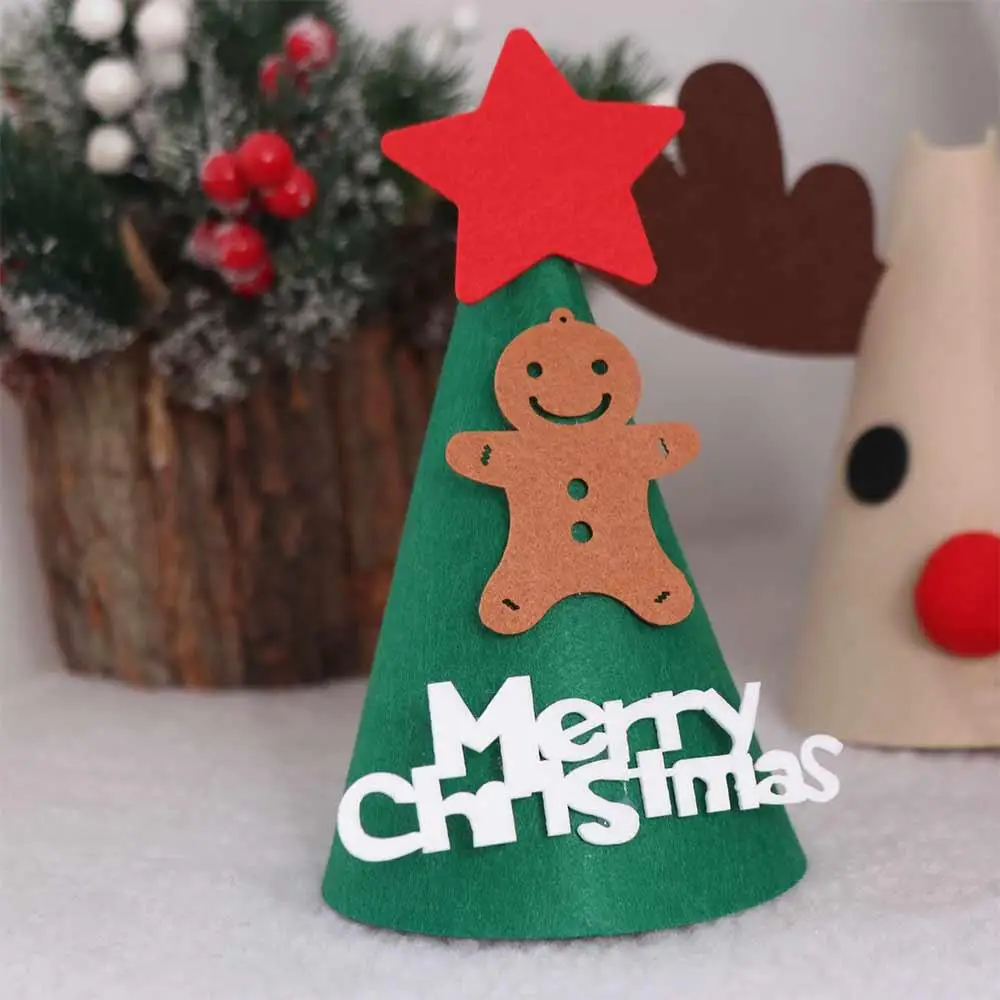 Xmas Decorative Santa Claus Merry Christmas Hat Christmas Felt Santa Claus Hat Animal Cartoon Party Hat Families