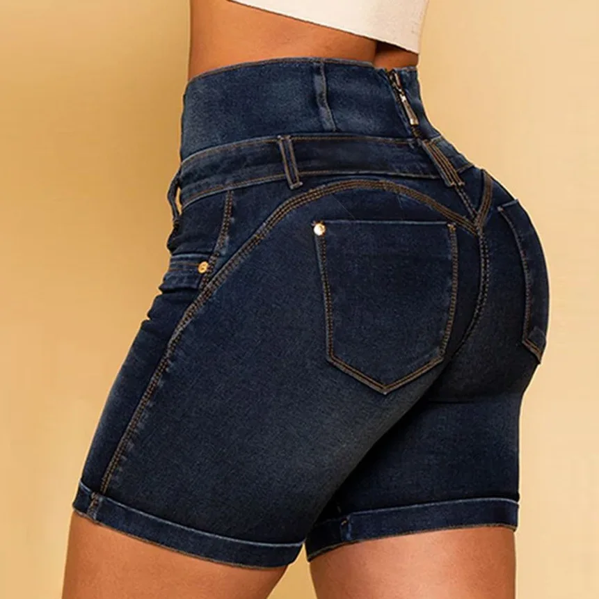 

Women Bodycon Denim Shorts Ladies carry buttock Shorts Three Minutes of Pants Jeans Skinny Y2K Short Pants Feminina