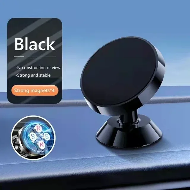 Magnetische autotelefoonhouder Magneethouder Mobiele mobiele telefoonstandaard GPS-ondersteuning voor iPhone 14 13 12 Pro Xiaomi Huawei Samsung Oneplus