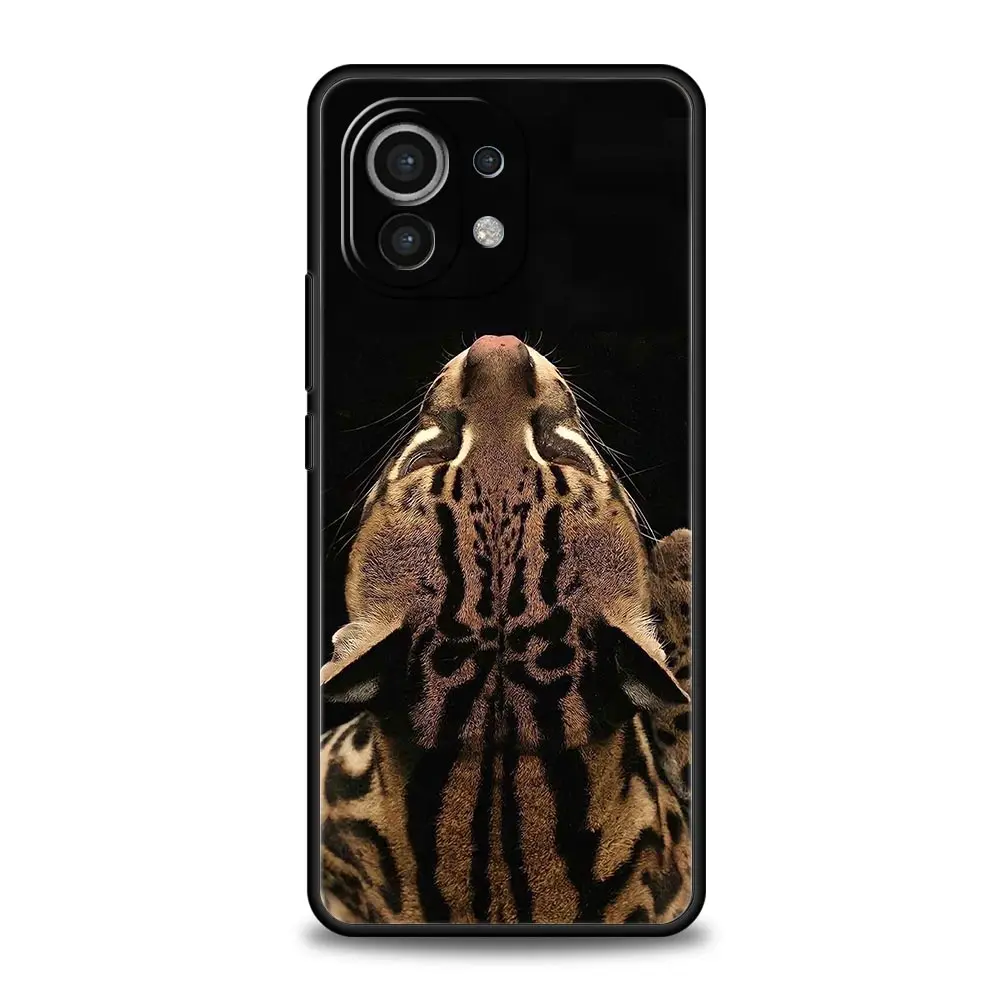 Fashion Tiger Leopard Print Phone Case For Xiaomi Mi 17 15T 15 14 14T 13T 12T Pro 12 13 Lite 5G 11T Poco X6 X7 X5 Pro Soft Cover
