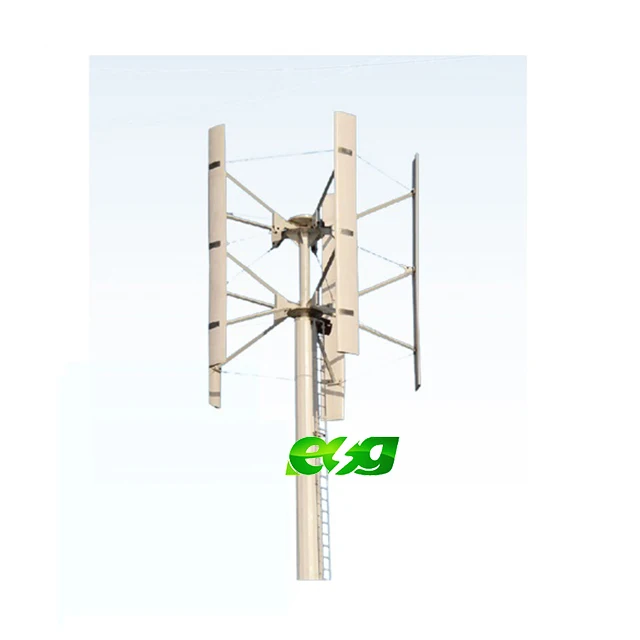 ESG 48V 96v 110v 3KW 5KW 10kw 20kw 30kw Vertical axis magnet AC Wind Power Turbine Generator