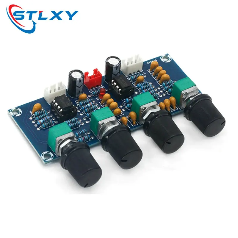 XH-A901 NE5532 Tone Board preamp Pre-amp With treble bass volume adjustment pre-amplifier Tone Controller For amplifier Board