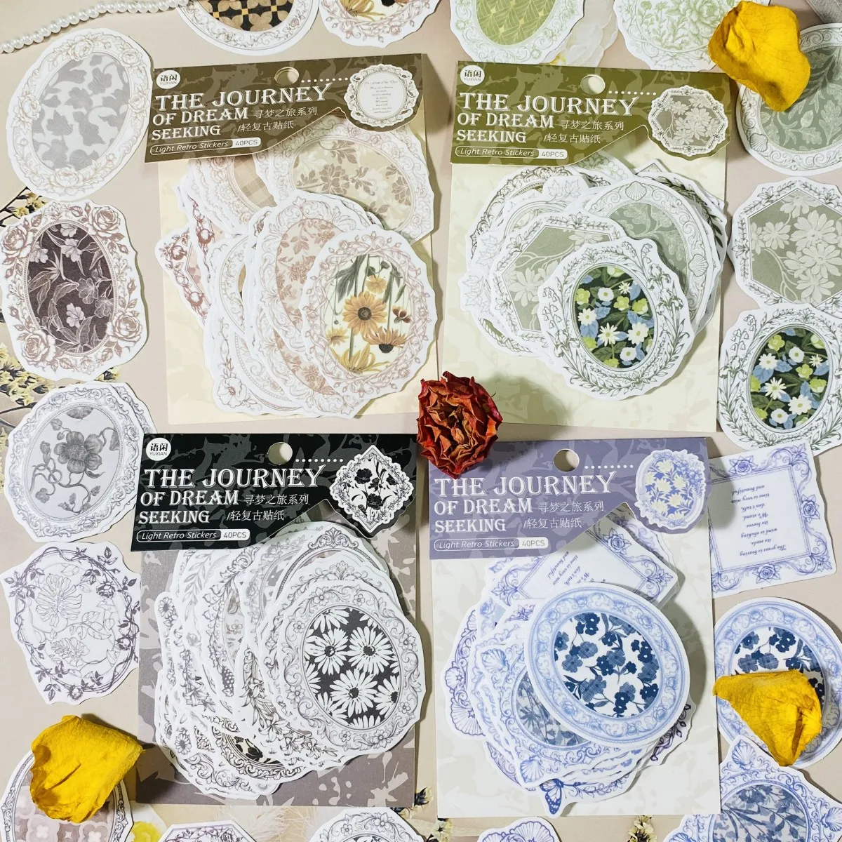 

Journamm 40 листов винтажные бумажные наклейки для DIY журналов украшения коллажа фотоальбомы журналы наклейки для скрапбукинга
