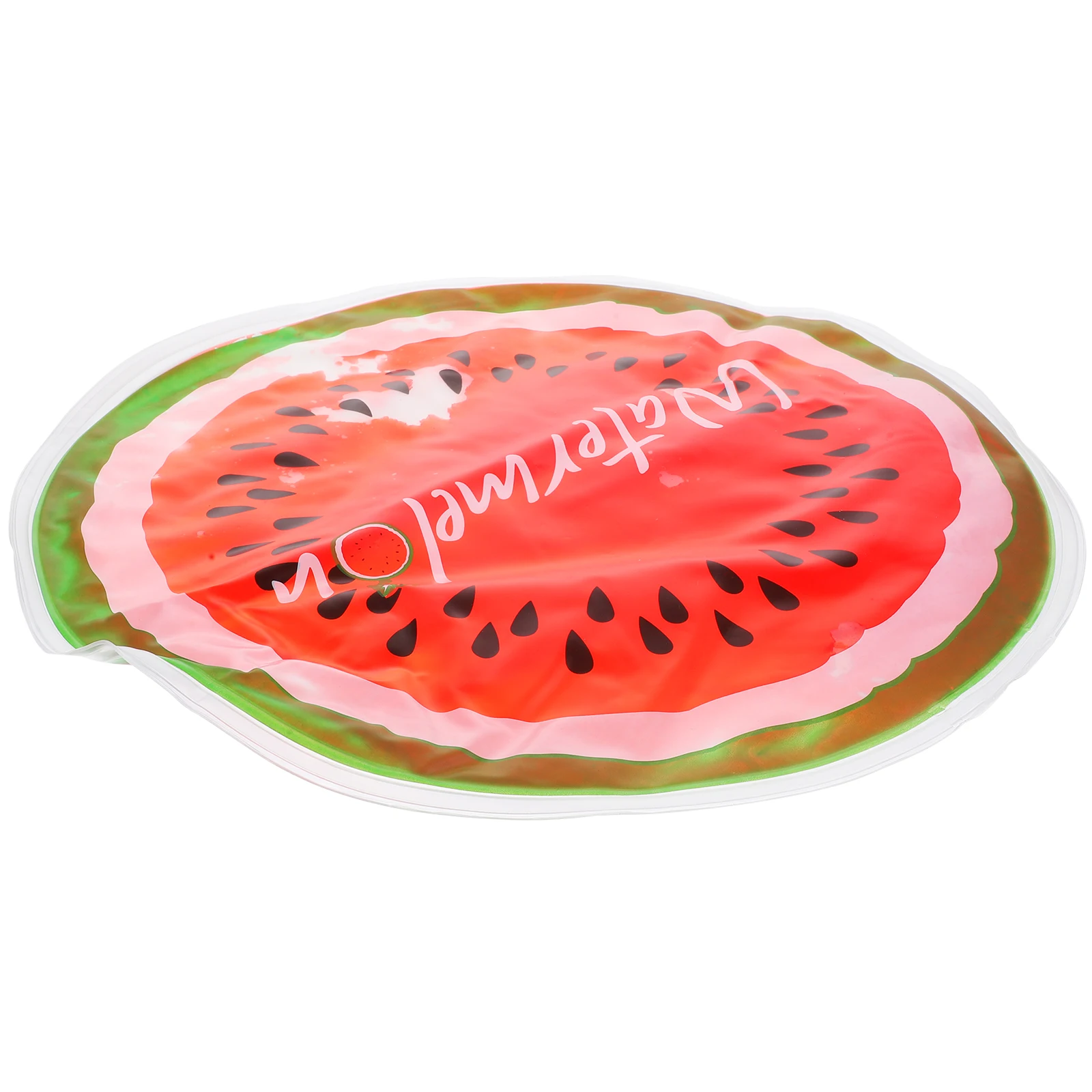 

Round Ice Mat PVC Gel Cooling Cushion 45x45cm Red Cartoon Lemon Pattern Summer Pad Relief Back Pain Pet Friendly