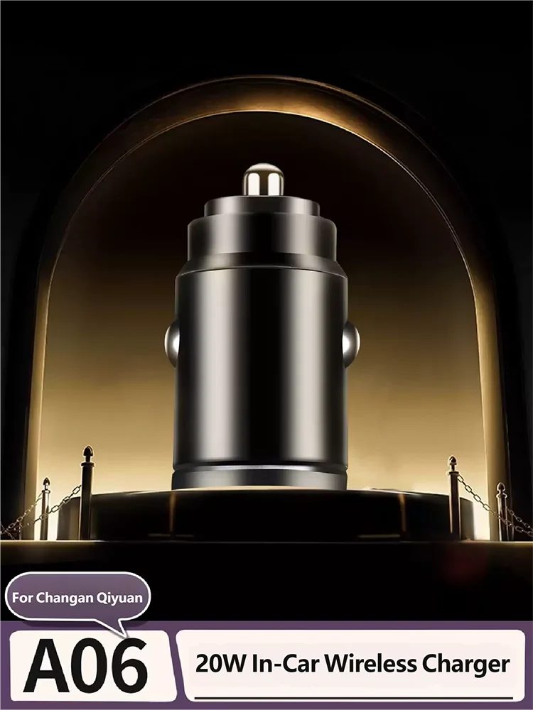 

For Changan Qiyuan Nevo A06 2026 2027 Car Charger Lighter Fast Charging Pd Usb Type C Dual Ports Invisible Metal Charger