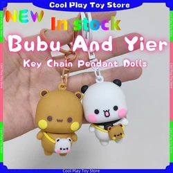 Retail And Wholesale Panda Bubu And Yier Pendant Dolls Toys Cute Cartoon Panda Bear Doll Key Chain Backpack Pendant Couple Gifts