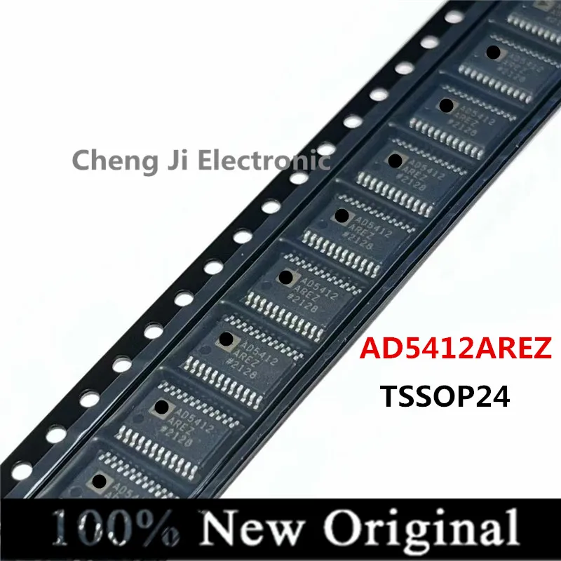 

5/10PCS/Lot AD5412AREZ-REEL7、 AD5412AREZ、TSSOP24、12 bit to analog converter (DAC) chip