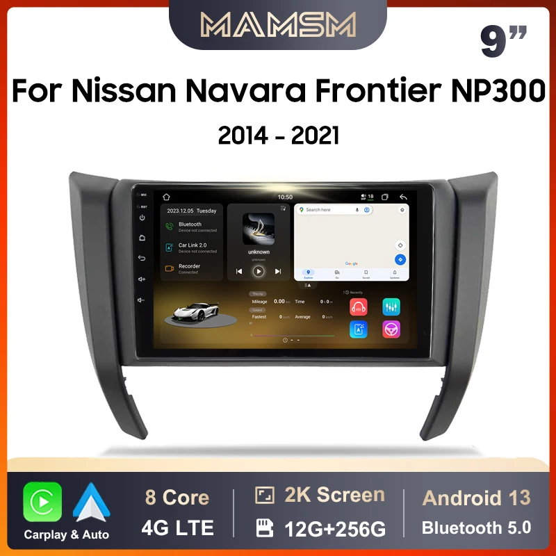 

Автомобильный радиоприемник MAMSM для Nissan Navara D23 IV 4 2014-2021 Android 13 Мультимедийный видеоплеер GPS 4G Carplay Авто стерео головное устройство