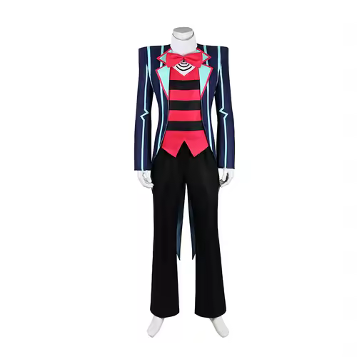 Vox Cosplay Costume Cartoon Hotel Top Pants Full Set Disguise Halloween Carnival Suit - Image 2