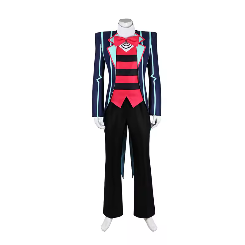 Vox Cosplay Costume Cartoon Hotel Top Pants Full Set Disguise Halloween Carnival Suit - Image 2