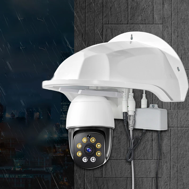 Funda protectora de cámara ABS, cubierta impermeable de pared a prueba de lluvia, torreta de CCTV, caja de seguridad