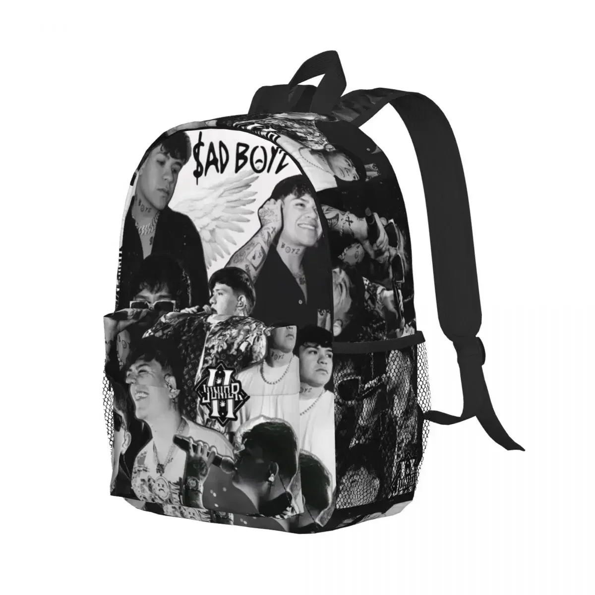 Mochila Junior H Sad Boyz Corridos Tumbados México para estudiantes, niños y niñas, mochila escolar, bolsa para portátil, bolsas de hombro para hombres y mujeres