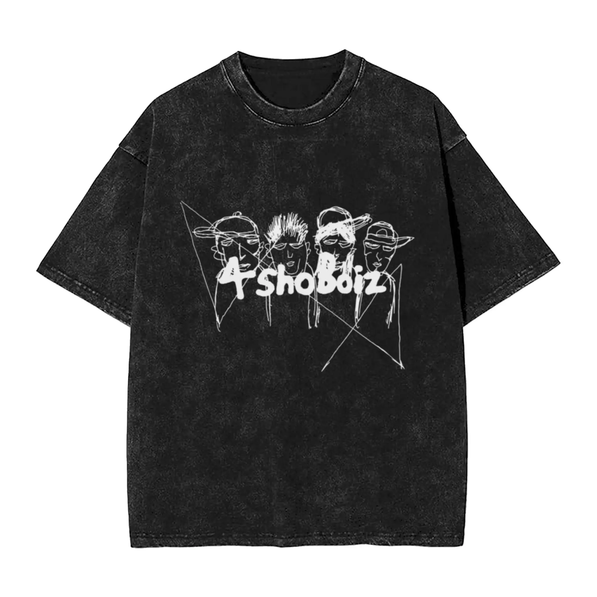 Lngshot Logo White Ver Unique Trendy A Vintage Oversized Cotton Unisex T-Shirts