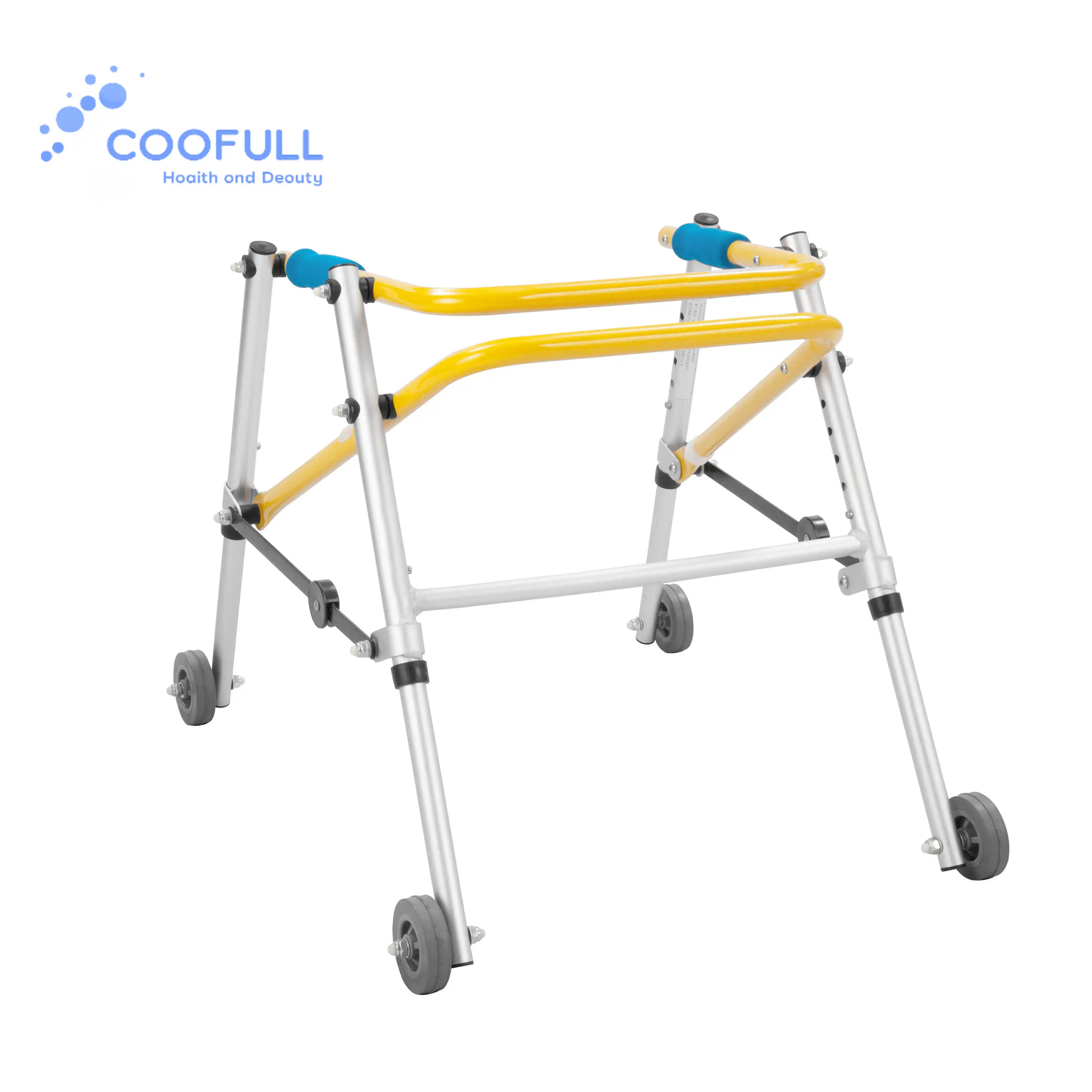 Coolfull Adult Elderly Aluminum Walker Walking Aid Walker