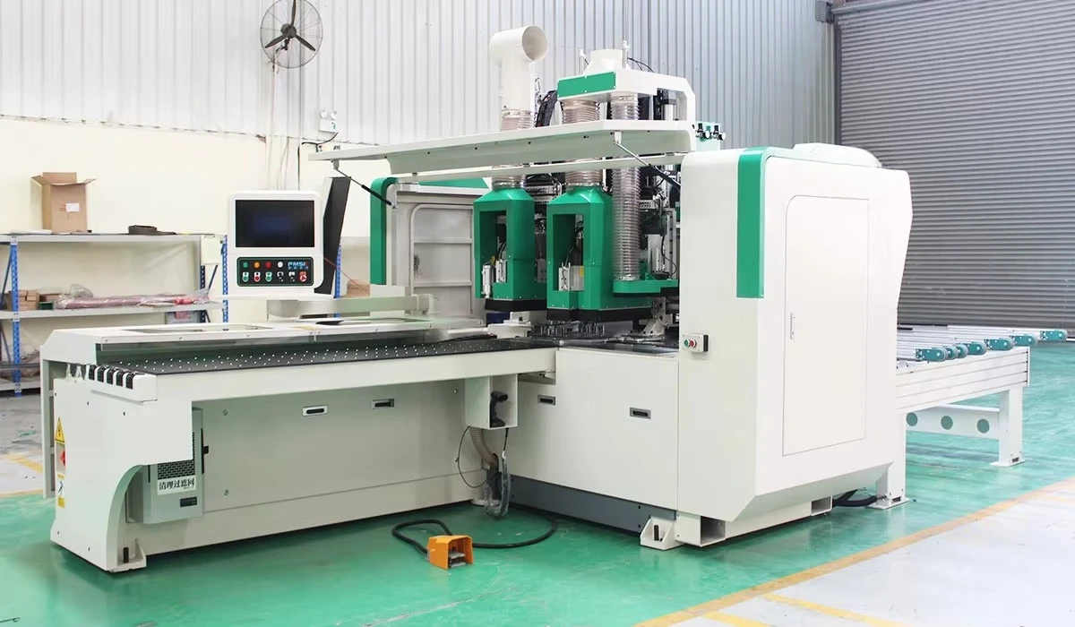 2 Axis Drilling Cnc Machine Wood Automatic Cnc 4 Side 6 Sides Boring Drilling Machine