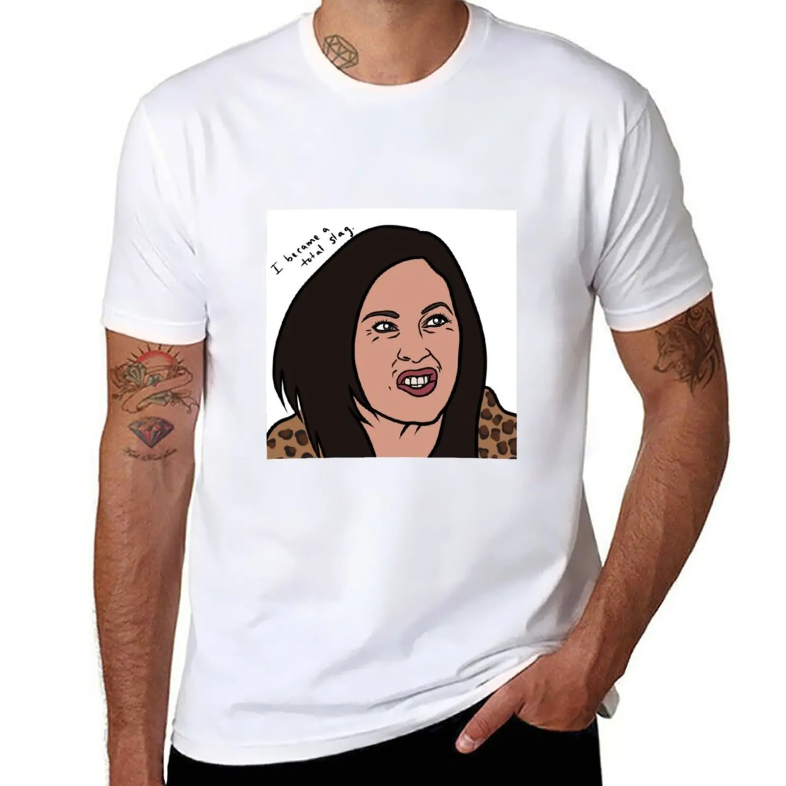 New Kat Slater - Eastenders - “I became a total slag” T-Shirt Short sleeve tee heavyweight t shirts mens t shirts casual stylish