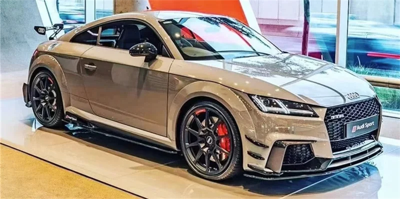 High Quality Real Carbon Fiber Side Skirts Case For Audi TT TTS TTRS MK3 2015 2016 2017 2018 2019