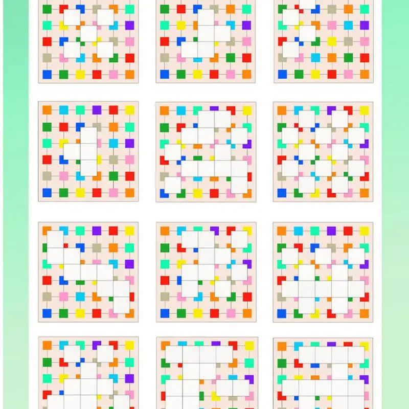 カラフルなブロックパズル,インタラクティブなおもちゃ,色の並べ替え,面白い,早期学習,教育ゲーム