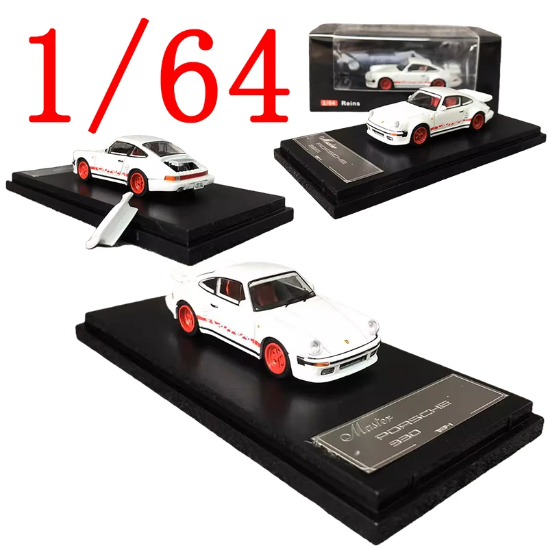 

Мастер, литая под давлением модель автомобиля Porsche из сплава в масштабе 1/64, Porsche 911 930, турбо-игровые транспортные средства, игрушки для мальчиков, подарок, оригинальная коробка