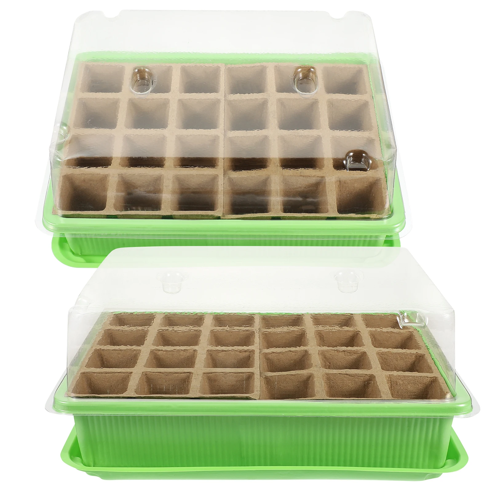 

Seedling Box Set Plant Germination Tray Compact Size Save Time Efforts Safe Durable Starter Cups Growing Trays