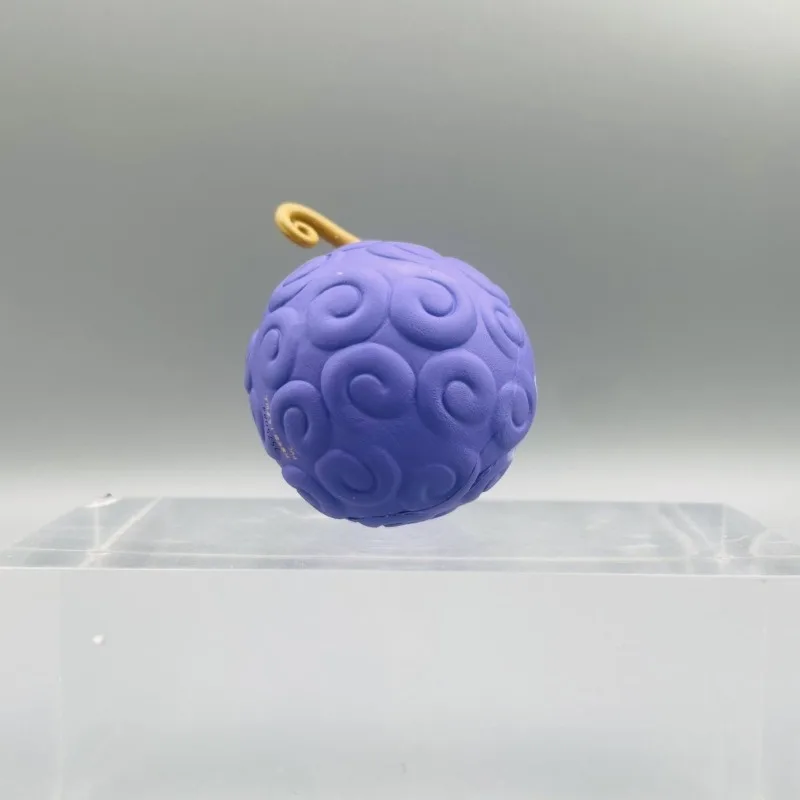 Uma peça animação criativa periférica demônio fruta brinquedos da moda ornamentos personalizado figura gk modelo de fruta escura presente do feriado