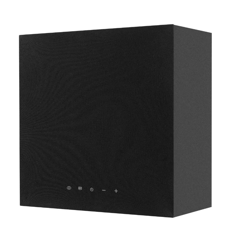 

Hot Sale Wireless Speaker BT Speaker Black Frosted Shell with Black Mesh Cover Home Theater Machine