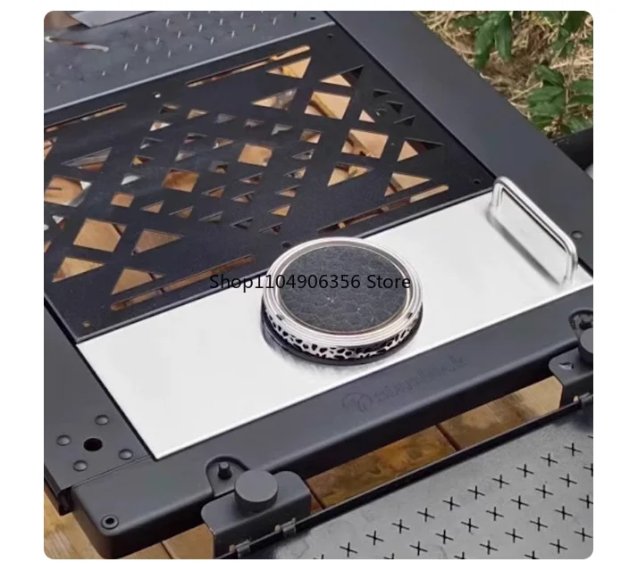 

Outdoor blackening camping equipment IGT furnace accessories Xuefeng GS450 gas furnace modified cover plate rocket furnace plate