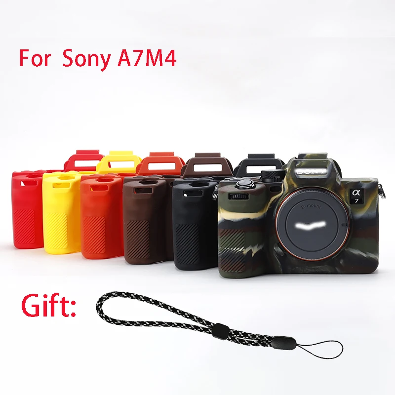 Silikon-Kameratasche Geeignet für Sony A7m4 Schutzhülle Weiche Schale Stoßfest Kratzresistent