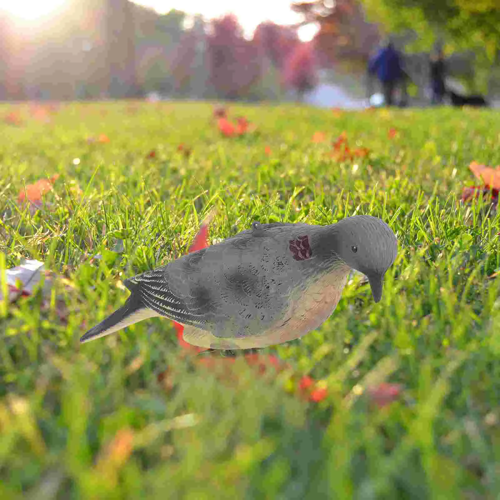 Patung kecil plastik Pigeon, patung tokoh Dekorasi kerajinan taman lanskap manis tempat deodoran