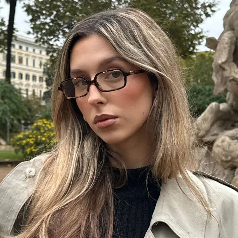 

Очки для чтения TOYEARN Fashion Brand прямоугольной формы, женские, с защитой от синего света, для коррекции близорукости, оправа TR90, оптические очки