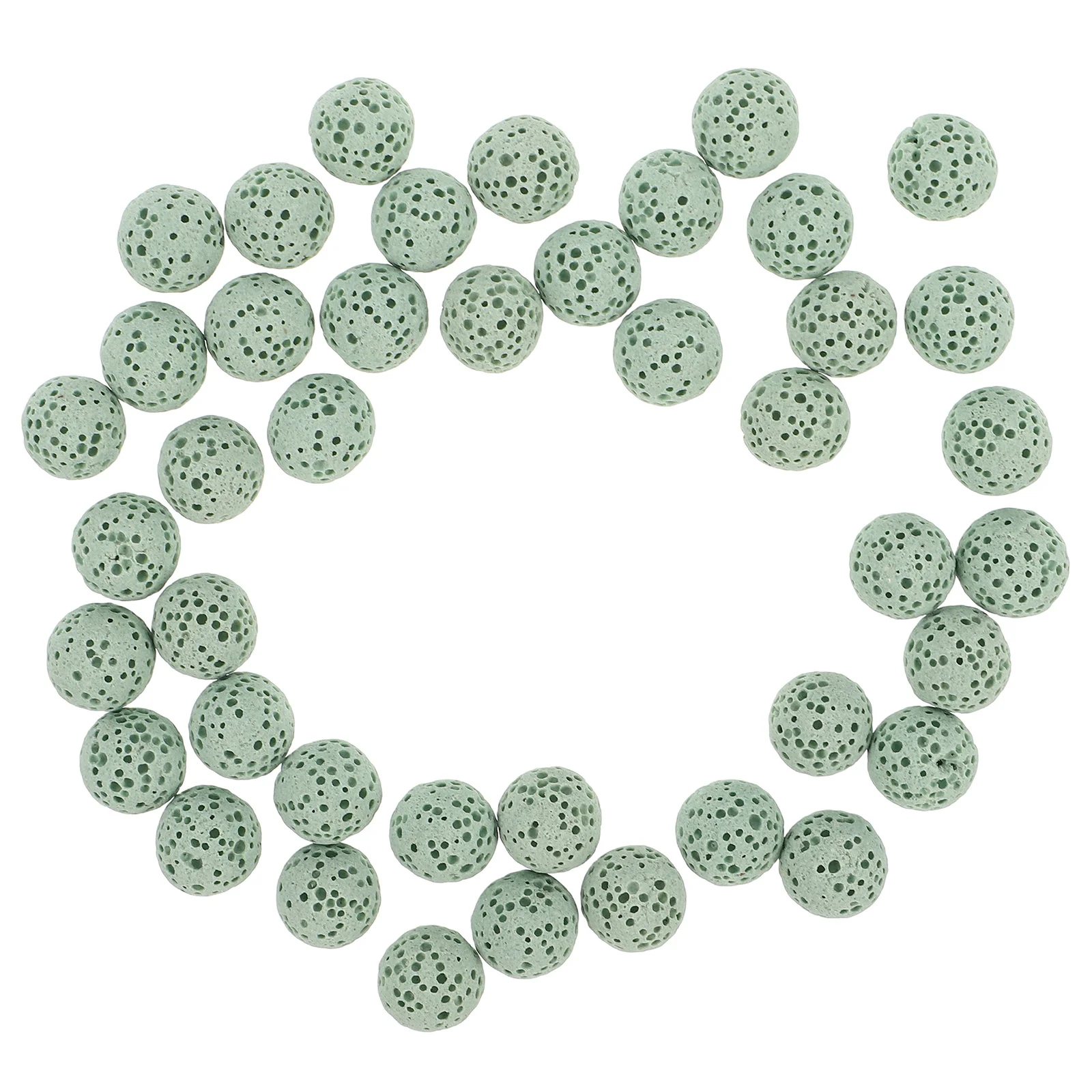 

39Pcs Unscented Aroma Beads Natural Lava Rock Round No Hole Essential Oil Diffuser Longlasting Car Home Office Air Freshener