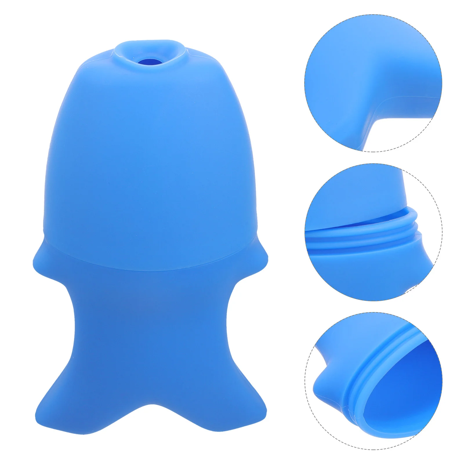 

Facial Ice Cream Roller Massager (Ice Grid Fish-Blue) for Face Skin Household Mold Silica Gel Convenient