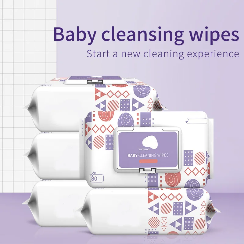 مناديل ناعمة قابلة للتحلل الحيوي، خالية من العطور، تنظيف المسام العميقة، 80 قطعة للبشرة الدهنية والمعرضة لحب الشباب #1