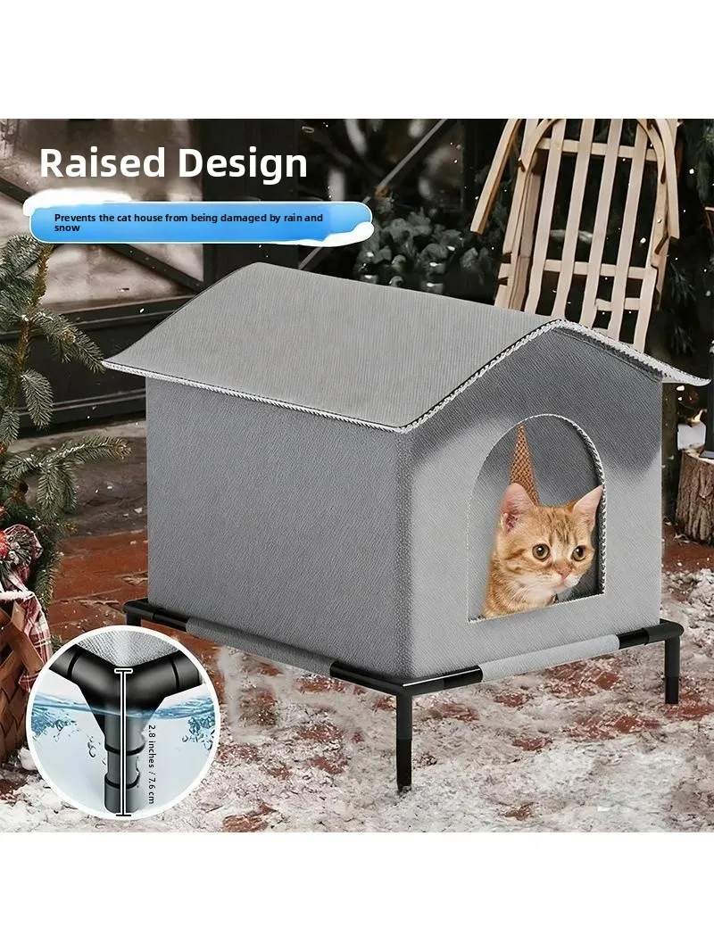

Warm Hearted Shelter Winter Proof Waterproof Rainproof Cold Resistant Large Space Closed Tent Four Seasons Bite Resistant