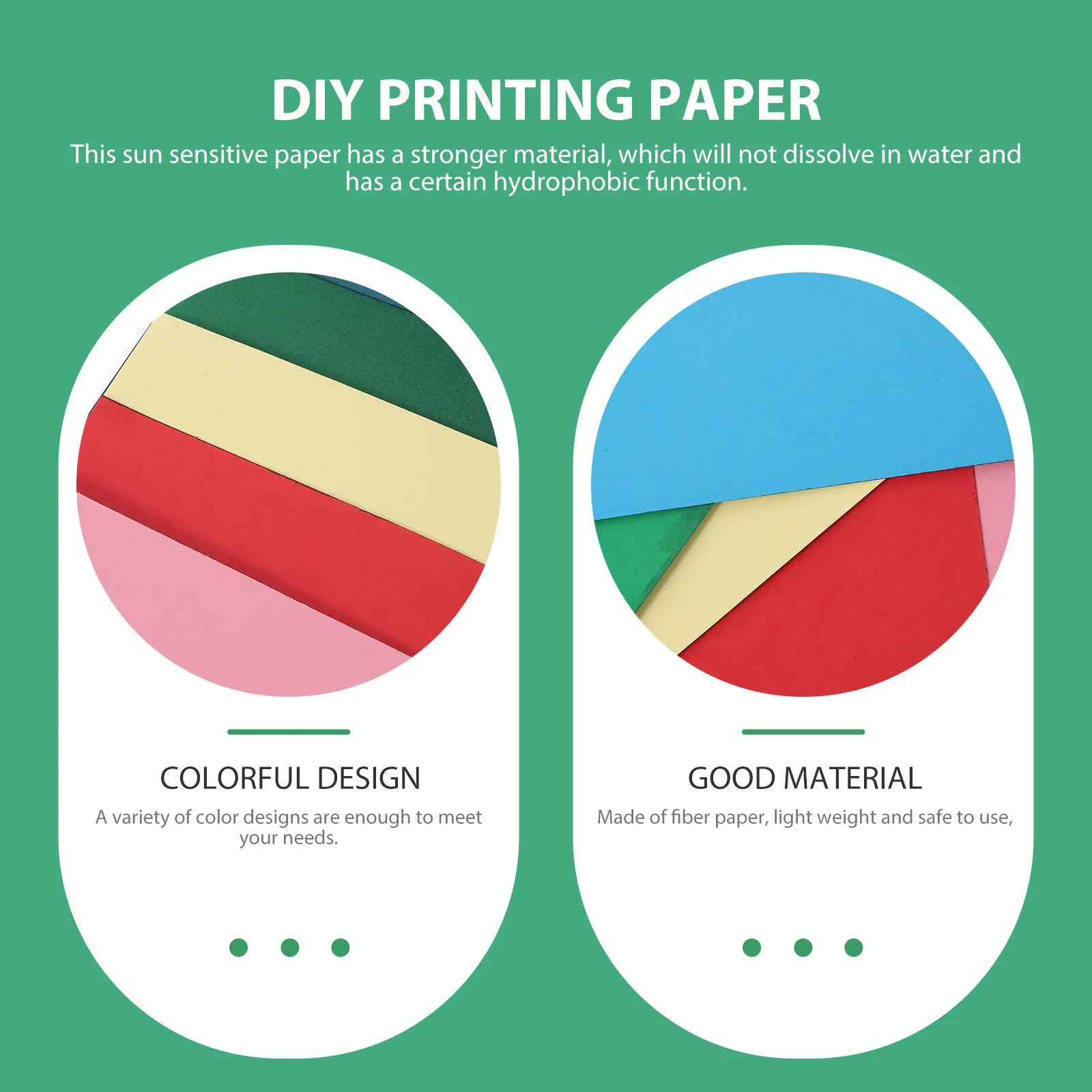 28 Sheets Cyanotype Printing Paper Premium Sunprint Paper for DIY Crafts School Camping Creative Art Supplies