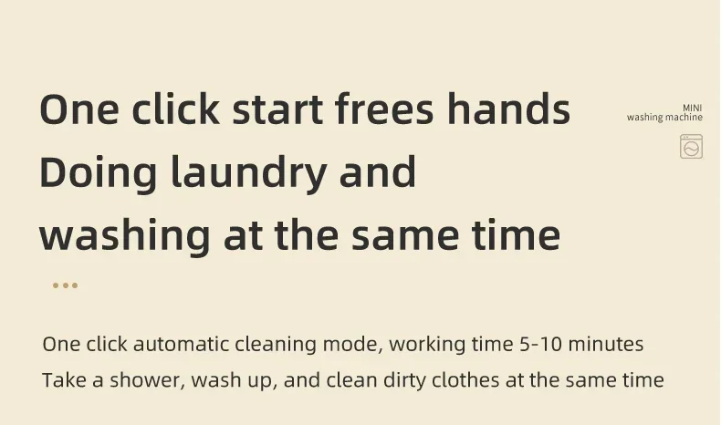 Compact Portable Washer
