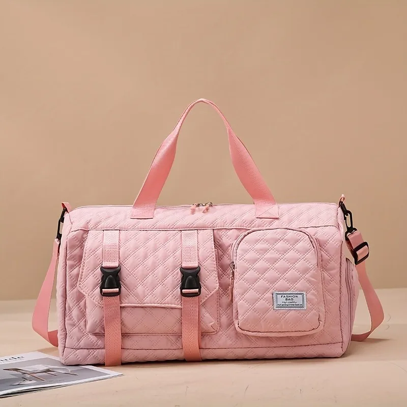 

1 шт., дорожная сумка для сухого и влажного разделения, большая вместительная сумка для фитнеса, можно использовать для покрытия, сумка для хранения на короткие расстояния