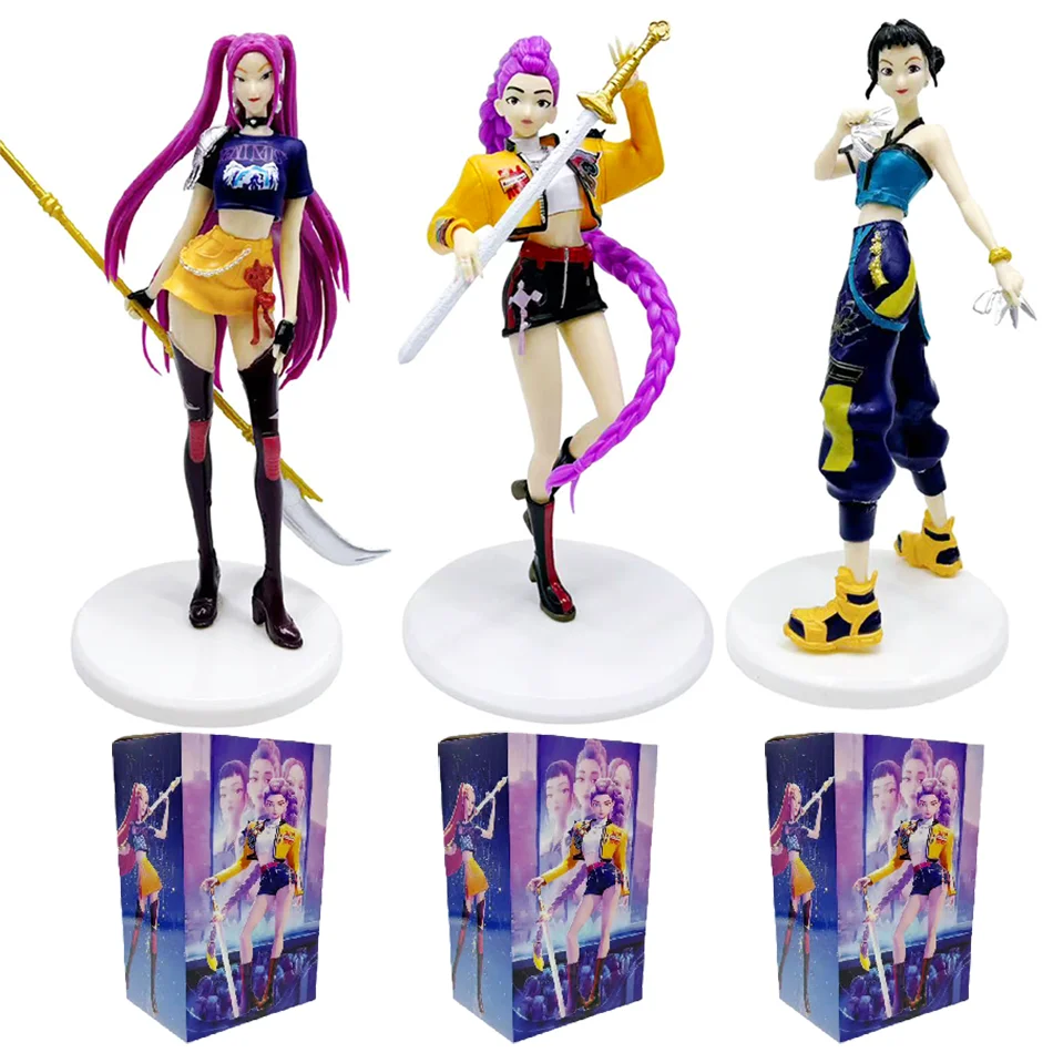 2026 nouveau Kpop chasseurs de démons Figure Kpop chasseurs de démons figurines Huntrix figurines jouets Rumi Mira Zoey chatte Figurine cadeaux pour les Fans