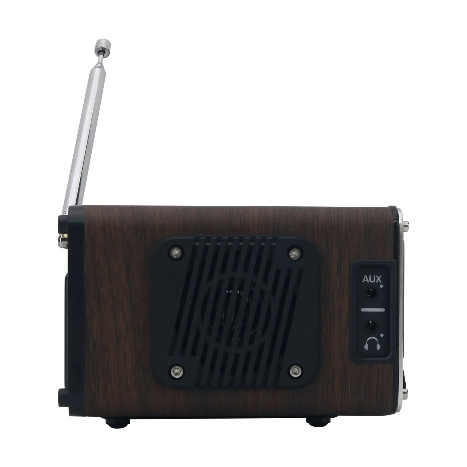 HRD-802 Full Band Radio Retro Smart Wooden Radio Receiver Dual
