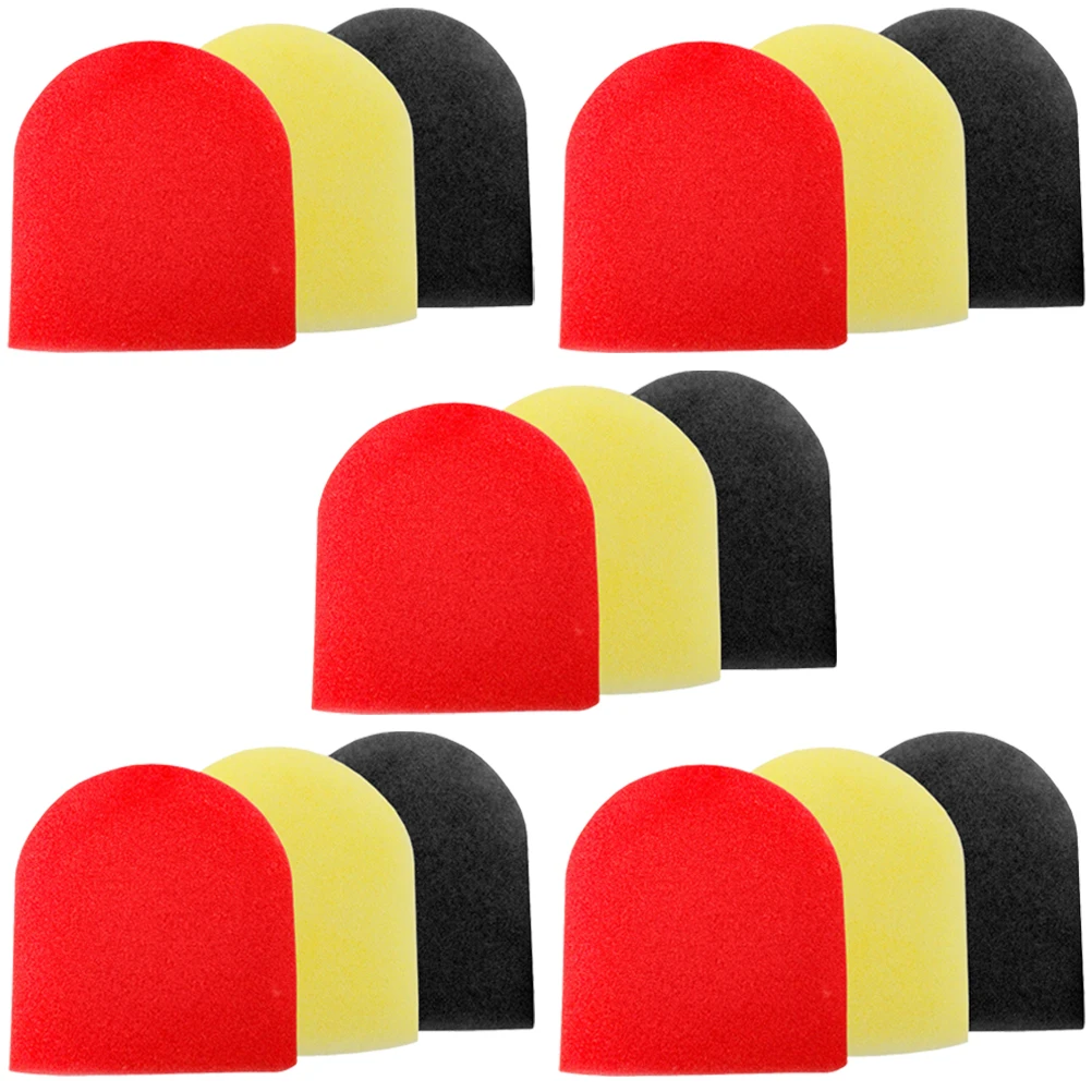 

15pcs Microphone Windshield Mic Covers For Microphones Filters for Boom St Sponges Microphone Covers Disposable Mic Accessories
