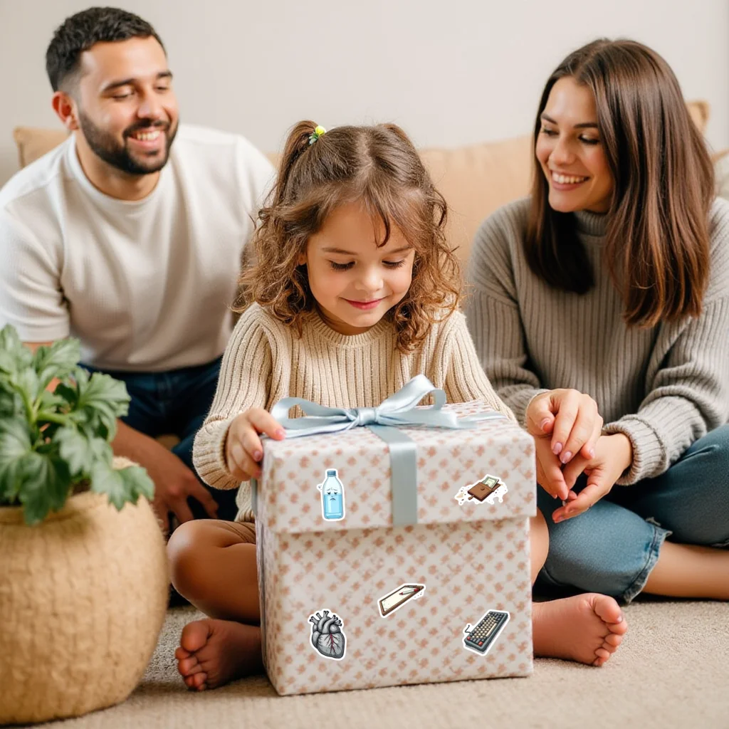 35pcs-50pcs Decals  Playful Kids Stickers Toy DIY Stickers Teacher Reward Stickers for  Fridge Car Sticker Phone