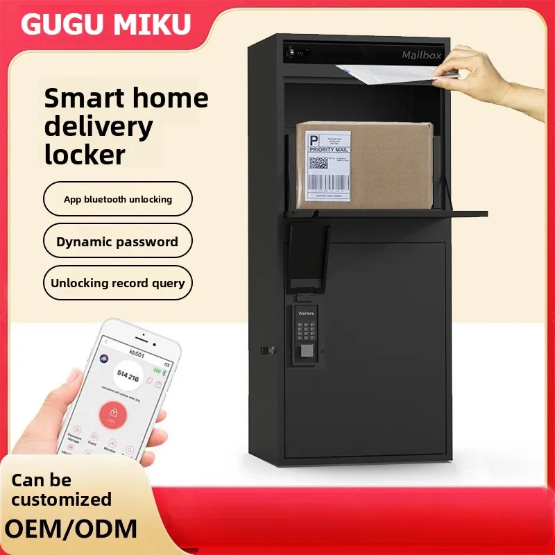 

Умный почтовый ящик Smart Lock Home Large, почтовый ящик для экспресс-доставки, динамический пароль, Bluetooth, удаленная разблокировка