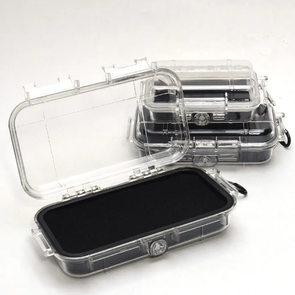 Durable ABS Camping Box Transparent Shockproof Sealed Storage Box Professional Equipment Dry Box Waterproof Toolbox