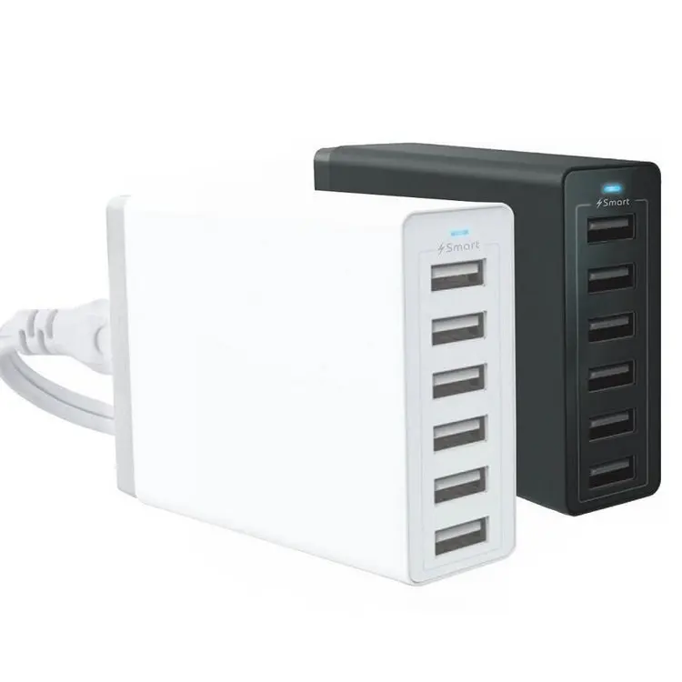 60W 10 Ports 40W 5 USB Ports Quick Charge Charger Station Dock with Cable for iPhone iPad Samsung PC Kindle Multi USB Charger
