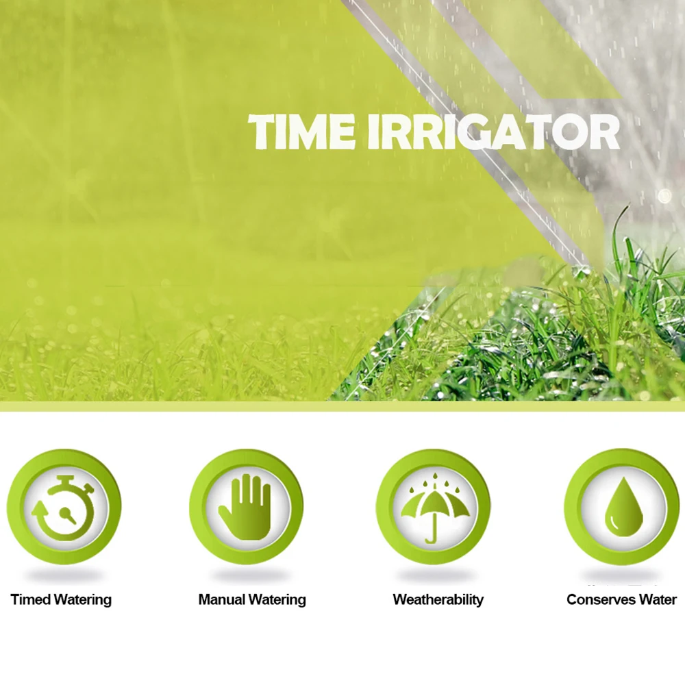 Watering Timer Multi-Functional Electronic Digital Automatic Irrigation Timer Controller Hose Sprinkler for Garden Watering