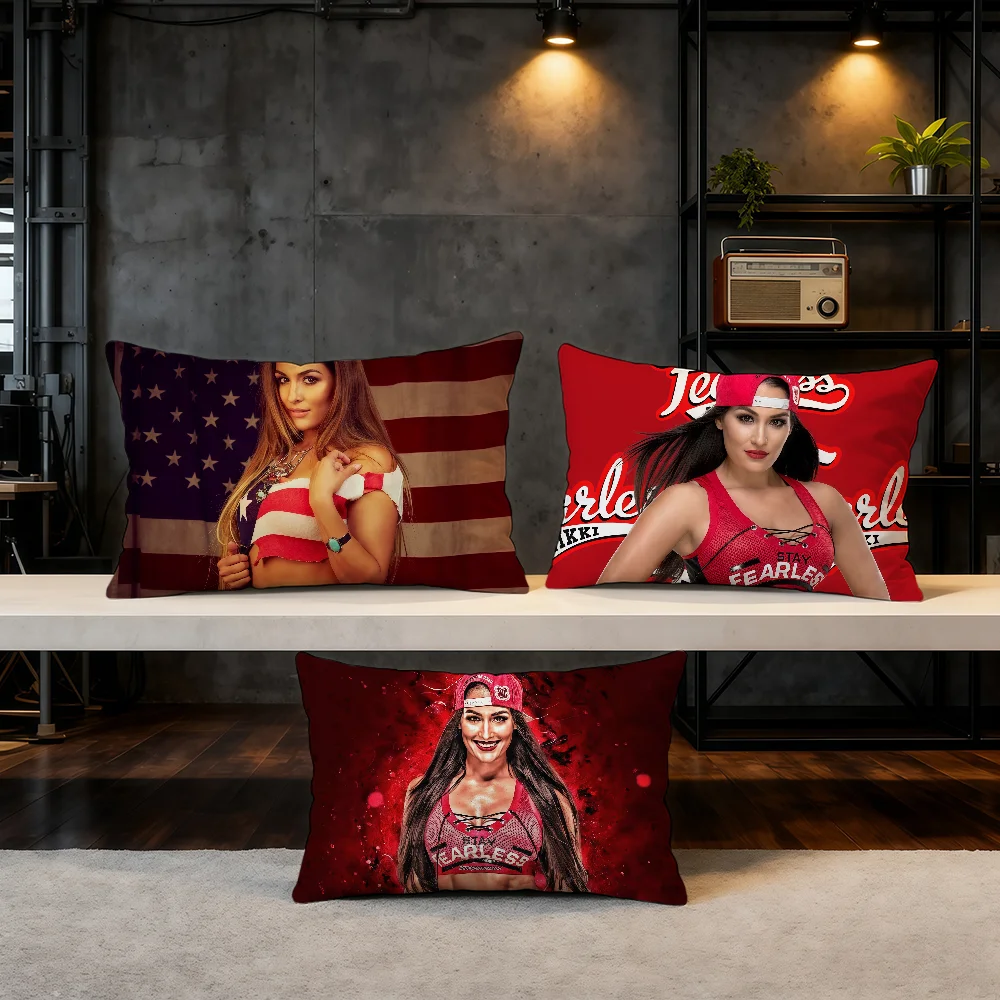 Wrestler N-Nikki Bella cushion cover Hit Product Home Sofa living Room Double-sided Soft Decorative Pillow Cover