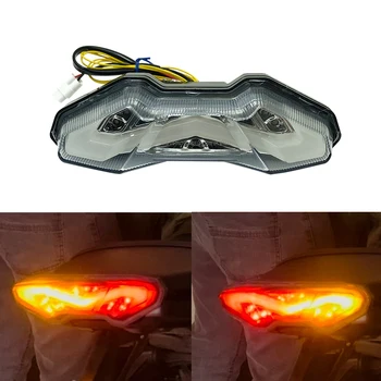 Mt09 led luz traseira para yamaha mt10 fz09 tracer 2014 2015 2016 mt 10 mt 09 2017 lâmpada de freio da motocicleta sinal volta lanterna traseira
