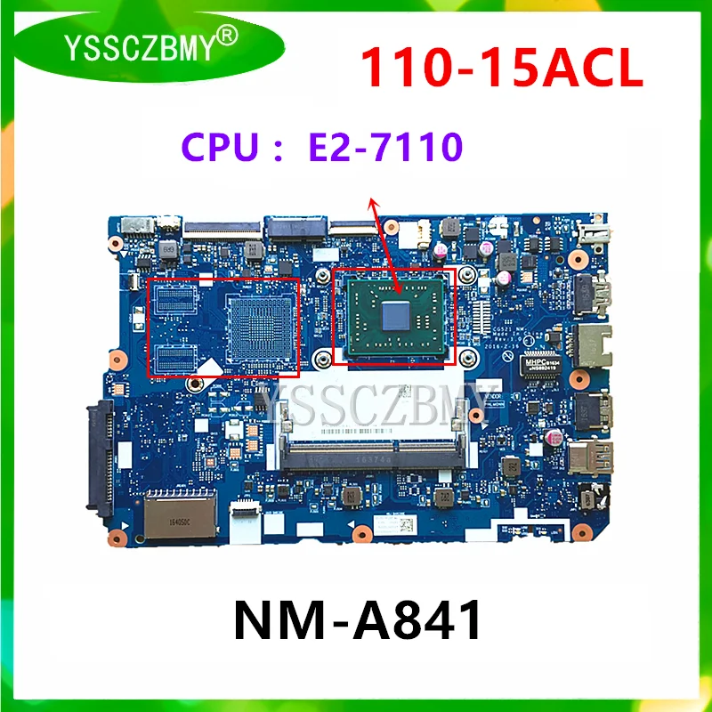 CG521 NM-A841 MainBoard For Lenovo ideapad 110-15ACL Laptop