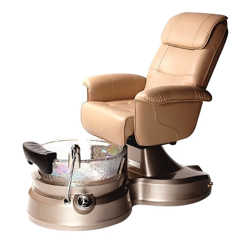 OEM Beauty Nail Salon Furniture Foot Spa Massage Chairs pedicure chair with pedicure bowl for beauty shop